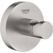 Patère murale Essentials finition Supersteel - Grohe