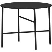Penny Table de jardin, Ø 50 cm. H 40 cm, noir.
