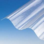 Plaque polyester grandes ondes translucide - 200 x