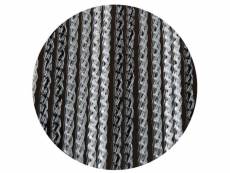 Rideau de porte en pvc noir et gris arezzo 100x230 cm