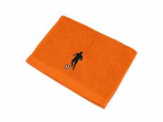 Serviette invite 33x50 cm 100% coton 550 g/m2 pure football orange butane