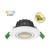 Spot led chroma - 8W cct bbc IP65 Dimmable Miidex Lighting dimmable - cct