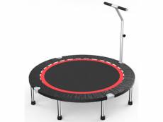 Trampoline - trampoline pliant de 40 pouces hombuy avec accoudoir simple noir