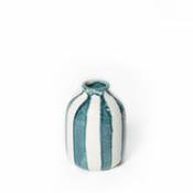 Vase Riviera Small / H 14 cm - Maison Sarah Lavoine bleu en céramique