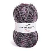 100 G 100 g effet laine - 38% (laine) pelote bAYA-gris-violet