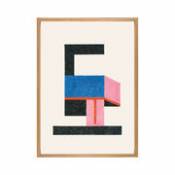 Affiche encadrée Nathalie du Pasquier - Froid / 49,5 x 69,5 cm - The Wrong Shop multicolore en papier