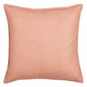 BigBuy Home Coussin Polyester Saumon 60 x 60 cm