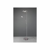 Boutica-Design Lampadaire Barrie Nickel Mat 1x32W SMD