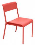 Chaise empilable Bellevie / Métal - Fermob rouge en