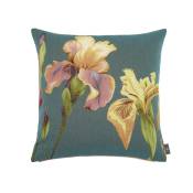 Coussin tapisserie giverny iris made in france bleu
