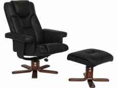 Fauteuil relax + repose-pieds "jackson" - 1 place -