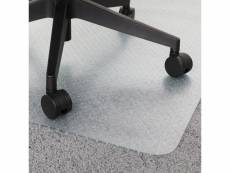 Floortex - tapis protection pvc pour moquette - 90 x 120cm