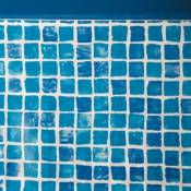GRE - Liner couleur carrelage pour piscine hors sol ronde ø 5500 x 1200 mm.