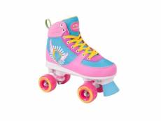 Hudora skate wonders - patin à roulettes rose - taille