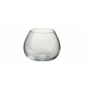 Jolipa - Vase en verre transparent 19x19x15 cm - Transparant
