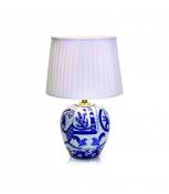 Lampe de table GÖTEBORG bleue et blanche 1 ampoule