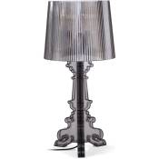 Lampe de Table - Petite Lampe de Salon Design - Bour Gris foncé - Acrylique, Plastique - Gris foncé