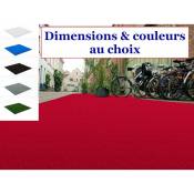 Madeinnature - Tapis spécial Salon de Jardin/Tapis extérieur et intérieur/Tapis pour Terrasses et Balcons/Dimensions et Coloris au Choix - Rouge
