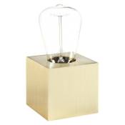 Millumine - Mini Lampe à Poser Cubic Or Brossé - Doré