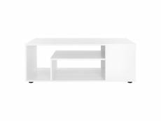 Ml-design table basse en blanc 110 x 50 x 41 cm, table