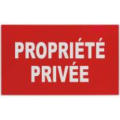 Panneau de signalisation rectangulaire - Propriété privée - Novap