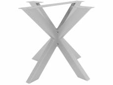Pieds design industriel duncan pour table à manger forme araignée acier inoxydable 85x85x71 cm