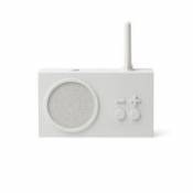 Radio portable Tykho 3 / Enceinte Bluetooth - Lexon blanc en plastique