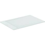 Receveur de douche extra plat - Ultra Flat S i.life - Idéal Standard - 120 x 90 cm - Blanc pur effet pierre