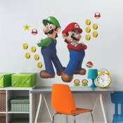 Roommates - Stickers Muraux nin Super Mario Luigi et Mario