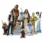 Star Cutouts 9 Figurine en carton à poser Star Wars personnages Hauteur 28 CM