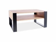 Table basse en bois gamme gema avec emplacement de