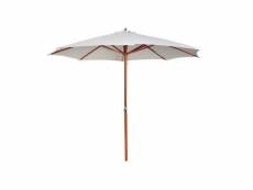 Vidaxl parasol 300 x 258 cm blanc 40437