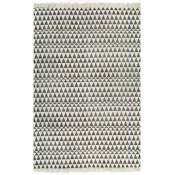 Vidaxl - Tapis Kilim Coton 120 x 180 cm avec motif noir/blanc