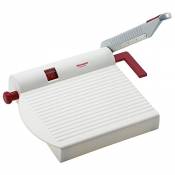 Westmark 7000RT60 Coupe-fromage Retro-Fromarex blanc/rouge/argent, Aluminium, 23 x 22,8 x 5,3 cm