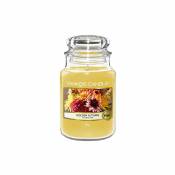 Yankee Candle - golden autumn large jar (gross/grande) bougie en cire cylindre citron, gingembre, musc, patchouli, vétiver or 1 pi