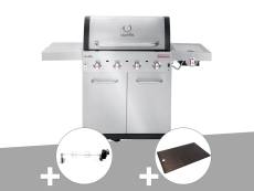 Barbecue à gaz Char-Broil Professional Pro S 4 + Tournebroche + Plancha