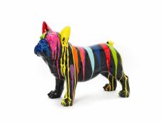Bulldog yuki trash 90 cm noir et multicolore