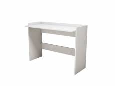 Bureau design simple l.120 cm - blanc