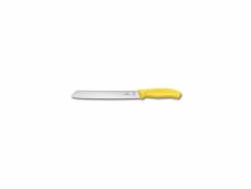 Couteau à pain 21 cm jaune victorinox 6.8636.21L8B