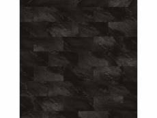 Grosfillex 431016 wallcovering tile "gx wall+" 11pcs stone 30x60cm black 431016