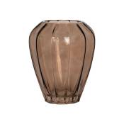 House Nordic - Vase en verre H29cm - Atenas - Couleur - Marron