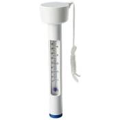 Jardiboutique - Thermomètre Flottant Blanc pour Piscine