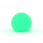 Lampe à poser ronde boule sphérique mod. Hoop ø 40 cm Lumière Verte avec alimentation par Câble