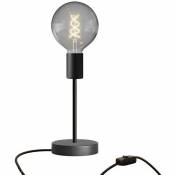 Lampe de table Alzaluce Globo en métal | Noir - Interrupteur - Noir