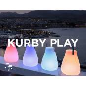 Lanterne Enceinte bluetooth éclairante étanche Kurby - New Garden