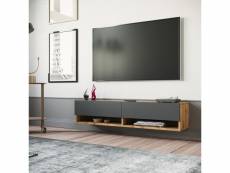 Meuble tv laitila à 2 portes 29,5 x 140 x 31,5 cm
