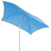 Parasol de plage carré Hélenie - l. 180 x l. 180 cm - 180 x 180 x 200 - Bleu clair