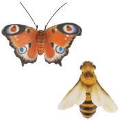 Peragashop - abeille ou papillon à suspendre dans