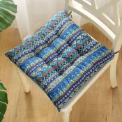Shining House - 1pc coussin de chaise rembourré pour intérieur et extérieur,jardin,terrasse,cuisine et chaise de bureau,4545cm - blue