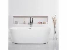 Tosca - baignoire ilot - baignoire contemporaine et moderne - texture lisse et non poreuse - acrylique - robuste - 80x169x58cm